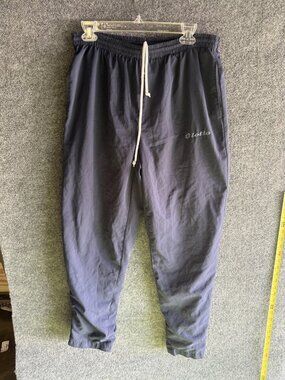Vintage Lotto Track Pants Mens Medium Blue Tennis Italiano For Boris Becker 90s